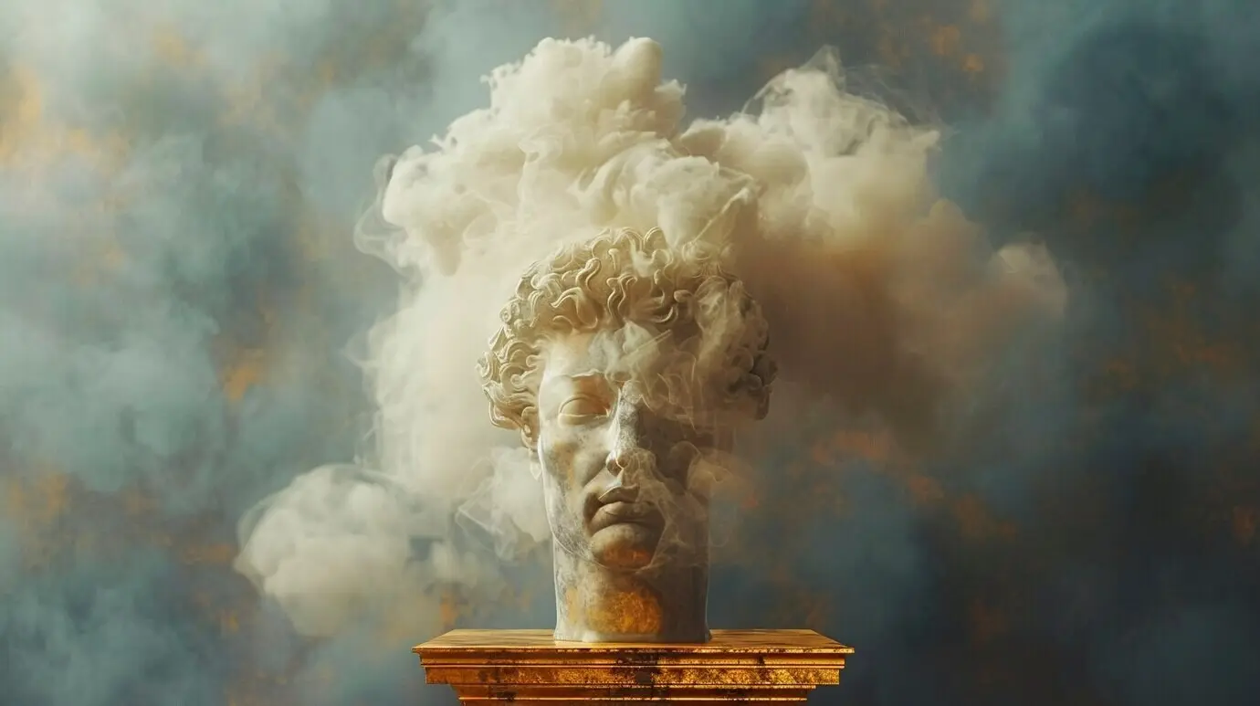 Вид древнегреческого бюста